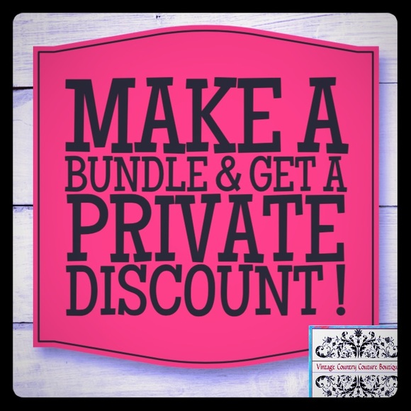 Make a bundle & get a private discount - Picture 1 of 1